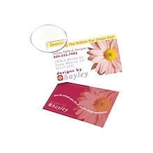 Avery Clean Edge Print-to-the-Edge Business Cards, 2 x 3 1/2, Matte White, 160 Per Pack (8869)