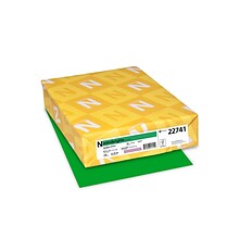 Astrobrights Cardstock Paper, 65 lbs, 8.5 x 11, Gamma Green, 250/Pack (22741)