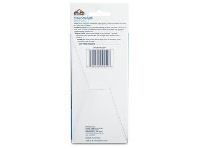 Elmers Extra Strength Glue Sticks, 0.28 oz., White, 4/Pack (E554)