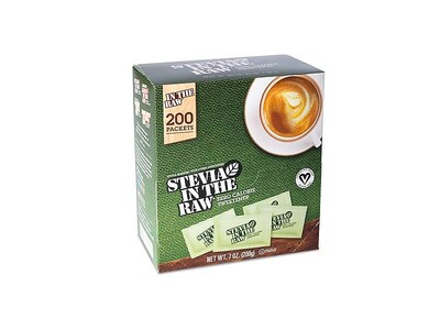 Stevia In The Raw Natural Sweeteners, 200/Box (4480076014)