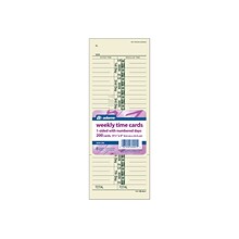 Adams Time Cards, 200/Pack (ABF 9656-200)