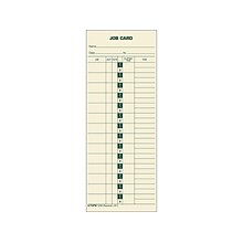 TOPS Time Cards for Time Clocks, 500/Box (1258)