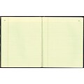 Rediform Texhide Record Book, 7 7/8 x 10, Black, 75 Sheets/Book (56211)