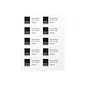 Avery Clean Edge Business Cards, 2" x 3 1/2", Matte White, 1000 Per Pack (5874)