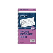 TOPS Message Pad, 5.5 x 11, White, 50 Sheets/Pad (4002)