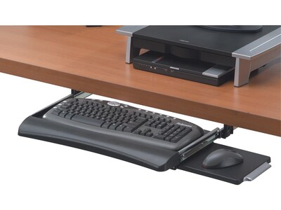 Fellowes Office Suites Adjustable Keyboard Drawer, Black (9140303)