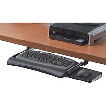 Fellowes Office Suites Adjustable Keyboard Drawer, Black (9140303)