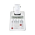 Canon P23-DHV G 3831B001AA 12-Digit Desktop Printing Calculator, White