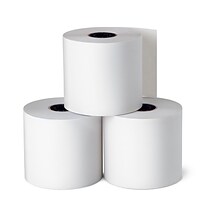 Staples® Recycled Bond Cash Register/POS Rolls, 1-Ply, 2 1/4 x 130, 12/Carton (18237-CC)