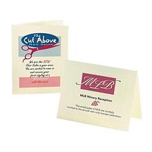 Avery Note Cards with Envelopes, Embossed Border, Matte Ivory, 4.25 x 5.5, Inkjet, 60/Pack (08317)