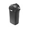 simplehuman Indoor Swing Lid Trash Can, Gray Plastic, 16 Gal. (CW1335)