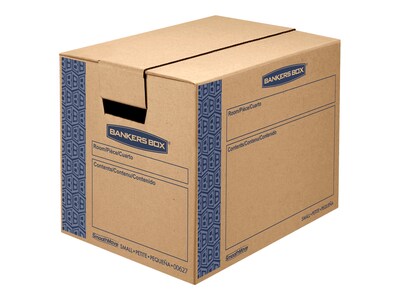 Bankers Box® SmoothMove 17.25 x 12.63 x 12.38 Moving Box, Kraft, 10/Bundle (0062701)