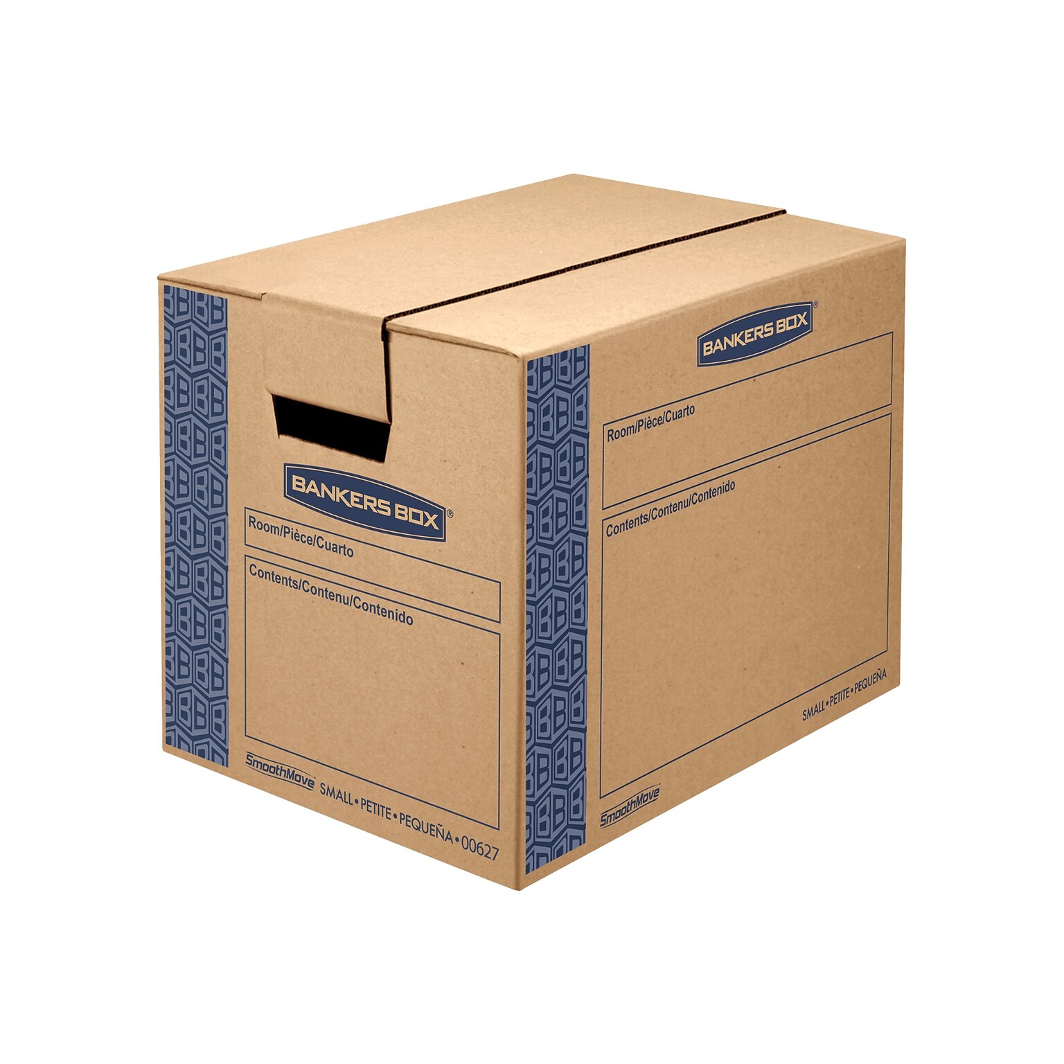 Bankers Box® SmoothMove 17.25 x 12.63 x 12.38 Moving Box, Kraft, 10/Bundle (0062701)