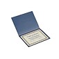 Southworth Certificate Holders, 8.5" x 11", Navy, 5/Pack (PF6)