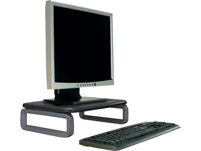 Kensington SmartFit Monitor Riser, up to 21" Monitor, Gray/Black (K60089)