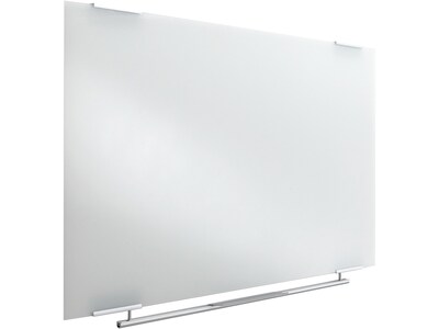 ICEBERG Clarity Glass Dry-Erase Whiteboard, 5' x 3' (31150)