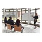 Luxor Steel Mobile Dry-Erase Whiteboard, Aluminum Frame, 40"H x 72"W (MB7240WW)