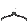 Nahanco Heavy Weight Plastic Clothes Hangers, Black, 100/Pack (2500)