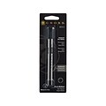 Cross Ballpoint Pen Refill, Medium Tip, Black Ink, 2/Pack (8513-2)