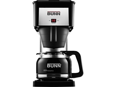 Bunn Velocity Brew BX 10 Cups Automatic Drip Coffee Maker, Black (38300.0067)
