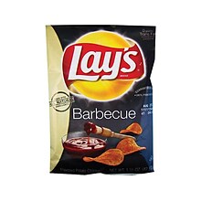 Lays Barbeque Potato Chips, 1.5 oz., 64/Carton (44358)