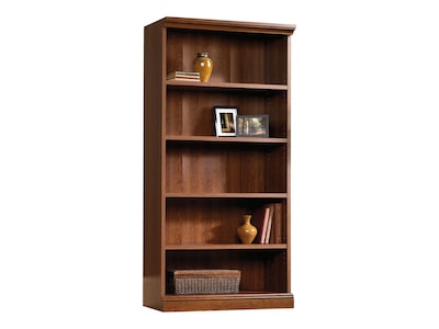 Sauder Camden County 5-Shelf Standard Bookcase, Cherry (101785)