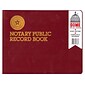 Dome Notary Public Record Book, Red (880)