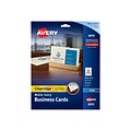 Avery Clean Edge Business Cards, 2 x 3 1/2, Matte Ivory, 200 Per Pack (8876)