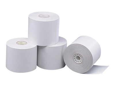 Staples® Thermal Cash Register/POS Rolls, 1-Ply, 4 9/32 x 115, 10/Pack (452176/66382)