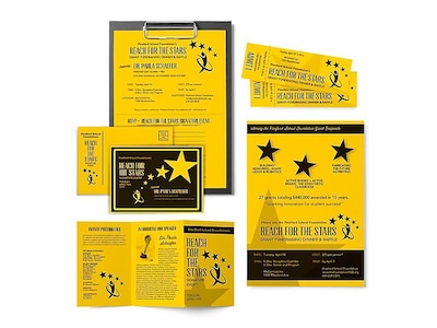 Astrobrights Cardstock Paper, 65 lbs, 8.5" x 11", Solar Yellow, 250/Pack (22731)