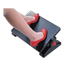 Aidata Ergo Tilt Adjustable Footrests, Black (FR002)