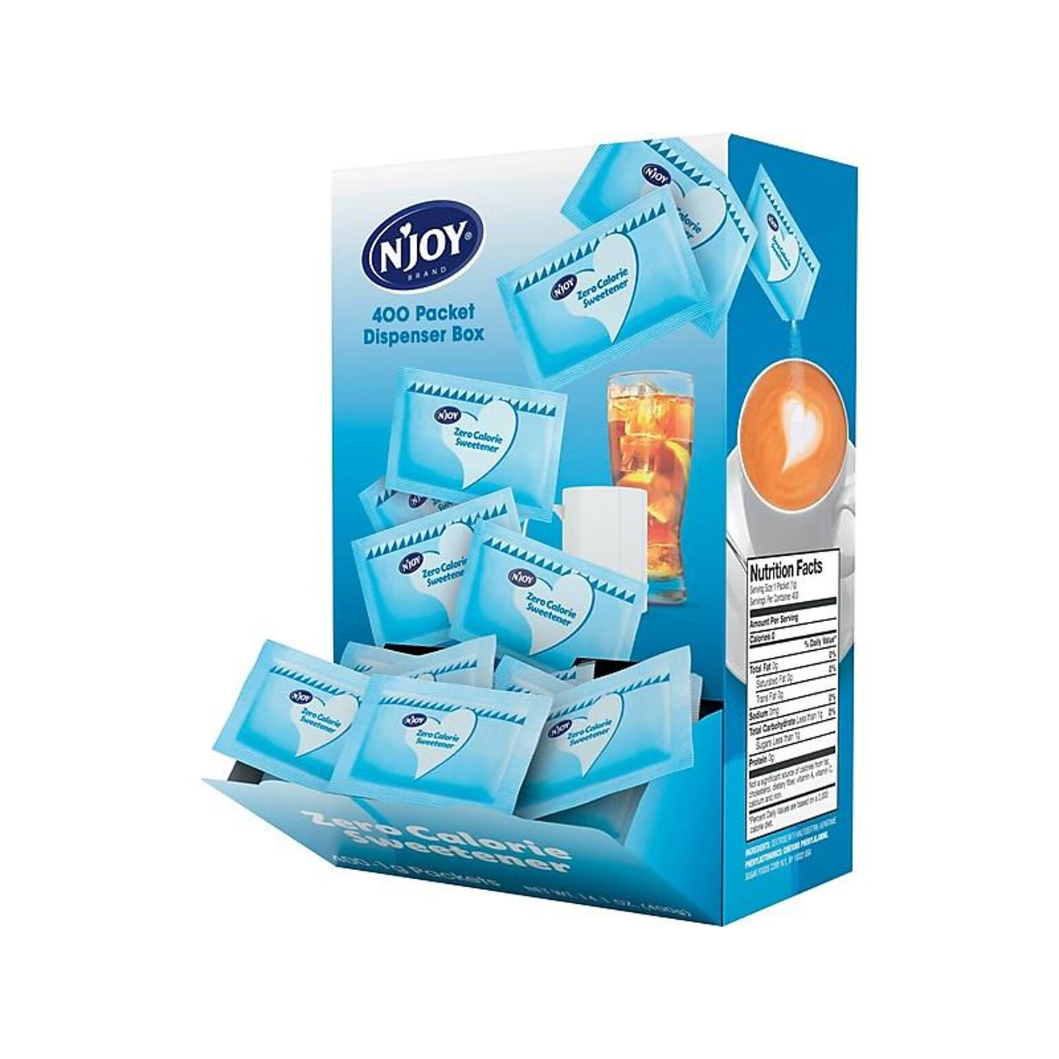 NJoy Blue Artificial Sweeteners, 400/Box (83219)