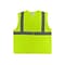 Protective Industrial Products Hook & Loop Safety Vest, ANSI Class R2, X-Large, Hi-Vis Lime Yellow (