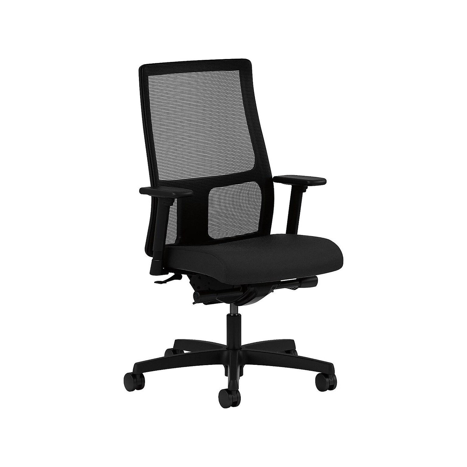 HON Ignition Mesh Back Fabric Task Chair, Black (HIWM3.A.H.M.CU10.T.SB)