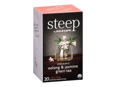 Steep Oolong and Jasmine Tea Bags, 20/Box (17714)