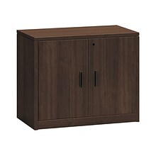 HON 10500 Series 29.5 Laminated Wood Storage Cabinet with 2 Shelves, Mocha (H105291.MOCHMOCH)