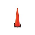 Cortina DW Series 18H PVC Traffic Cone, Orange, 3 lbs. (03-500-05)