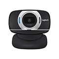 Logitech C615 1080p Portable Webcam, 8 Megapixels, Black (960-000733)