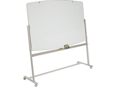 Quartet Reversible Total Erase Dry-Erase Whiteboard, Steel Frame, 6 x 4 (3640TE)