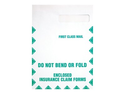 Quality Park Health Claim Insurance Self Seal Catalog Envelopes, 9 x 12.5, White Wove, 100/Box (QU