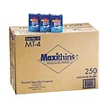 Maxithins Regular Maxi Sanitary #4 Napkins, White, 250/Carton (MT-4)
