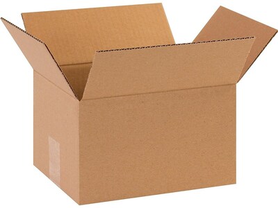 10 x 8 x 6 Standard Shipping Boxes, 32 ECT, Kraft, 25/Bundle (100806)