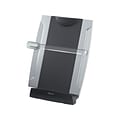 Fellowes Office Suites Desktop Plastic Document Stand with Clip & Guide Bar, Black/Silver (8033201)
