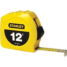 Stanley 12 ft. Tape Measure, Polymer (30-485)