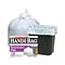 Berry Global Handi-Bag 8 Gallon Trash Bag, 22 x 24, Low Density, 0.6 mil, White, 130 Bags/Box (HAB