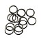 C.H. Hanson Spring Tempered Steel Key Rings, Silver, 100/Pack (337-40082)