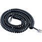 Power Gear 27639 12' Coiled Telephone Line Cord, Black