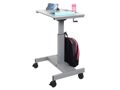 Luxor Student 27"W Adjustable Desk, Steel/Laminate (STUDENT-C)