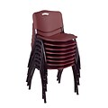 Regency M Stack Chair (8 pack)- Burgundy