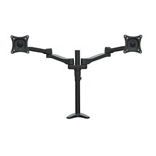 Regency Adjustable Double Screen Articulating Monitor Mount, Up to 24, Black (CA2)
